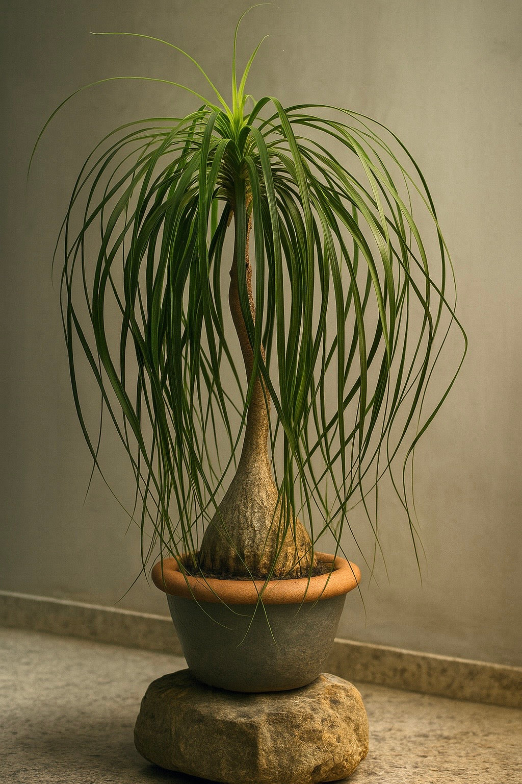Ponytail palm (Beaucarnea recurvata)