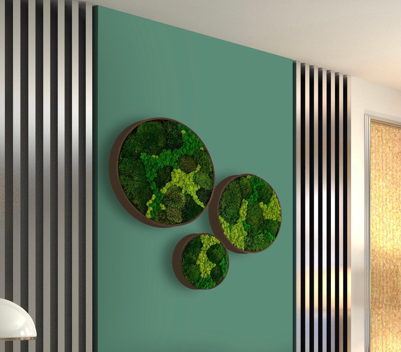 Moss wall art. Moss wall. Moss frame. Preserved moss. No maintenance