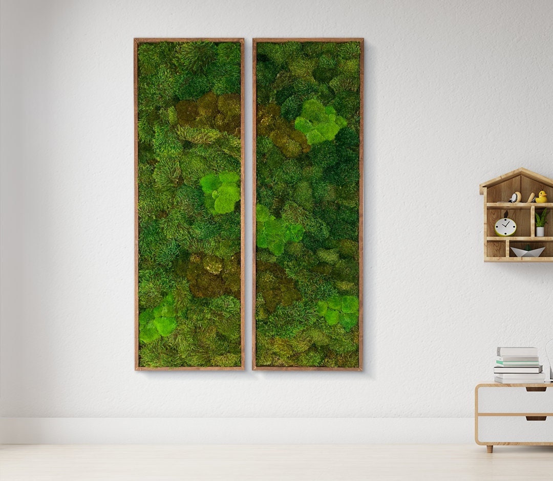 Moss Wall Art. Moss Art. Preserved Moss. Living wall. Plant wall decor