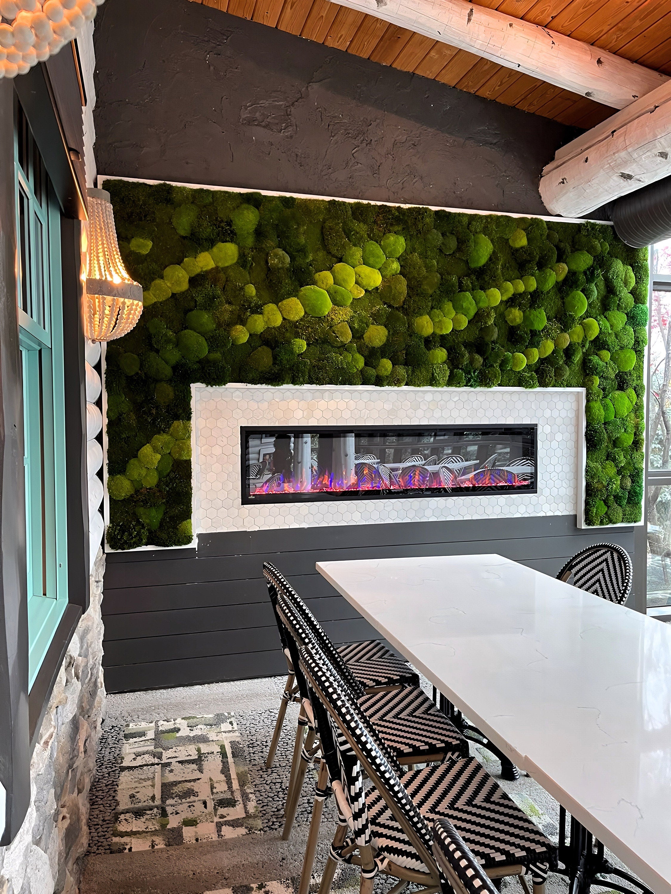 Custom Moss Wall - Custom Living Wall - Preserved Moss - Custom Moss Art