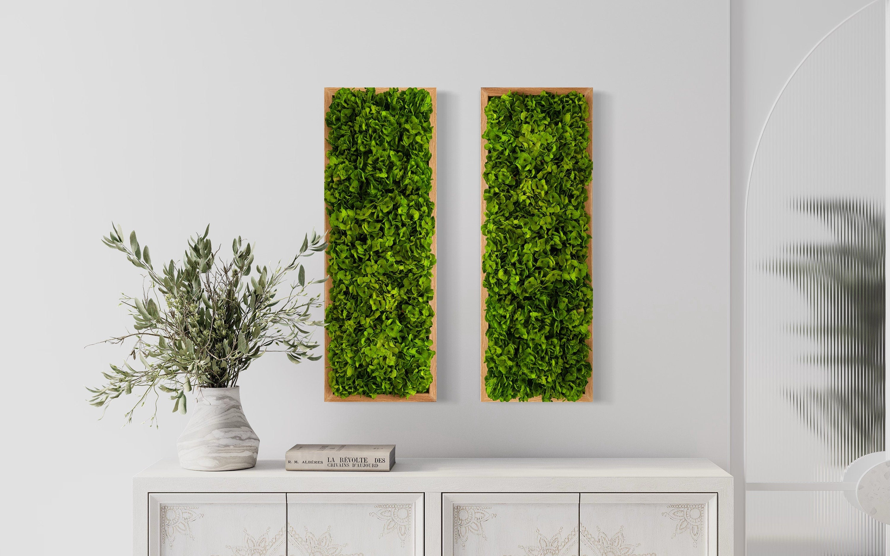 Moss Wall Art. Moss Wall. Moss Art Panels. Green Wall Art.