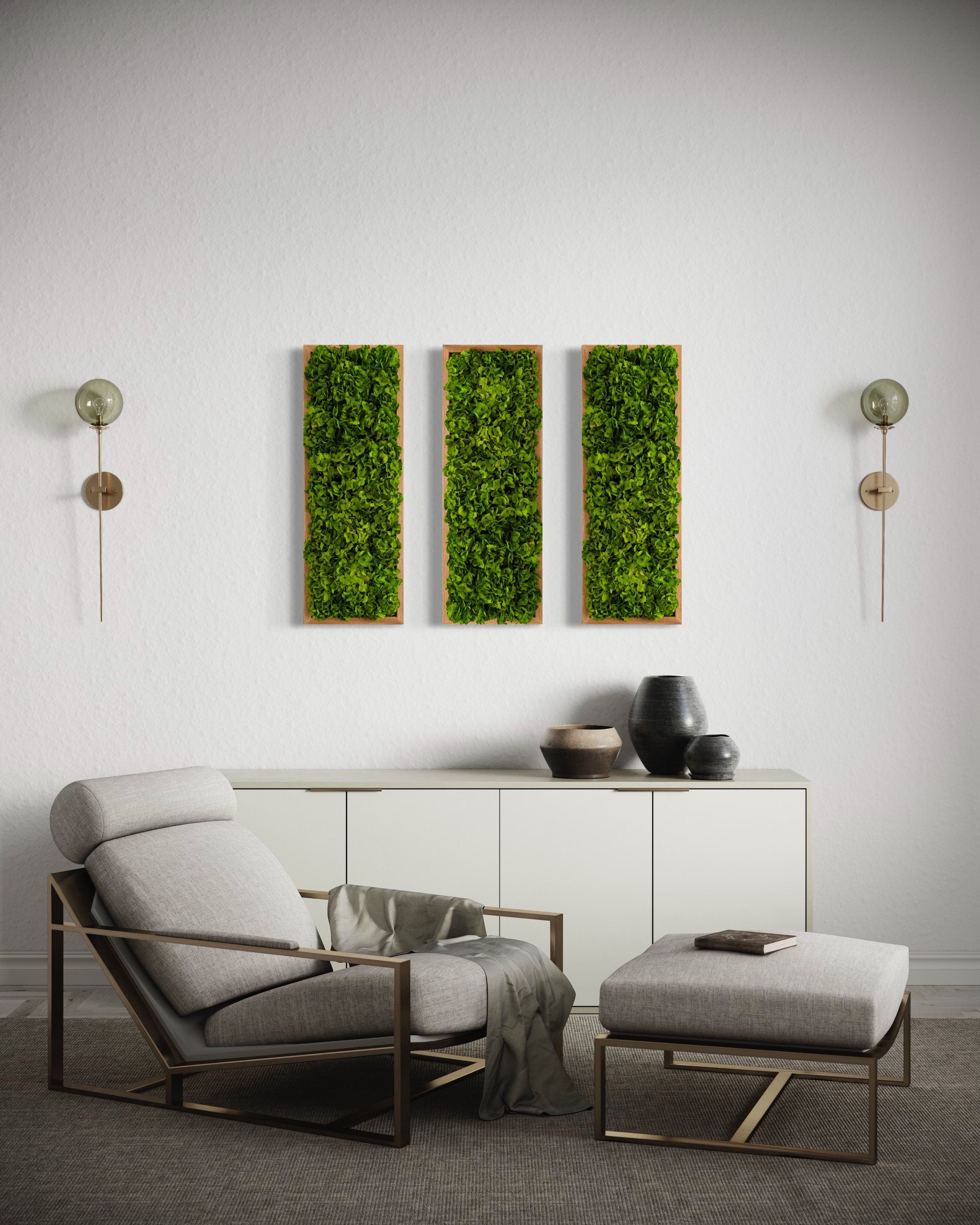 Moss Wall Art. Moss Wall. Moss Art Panels. Green Wall Art.