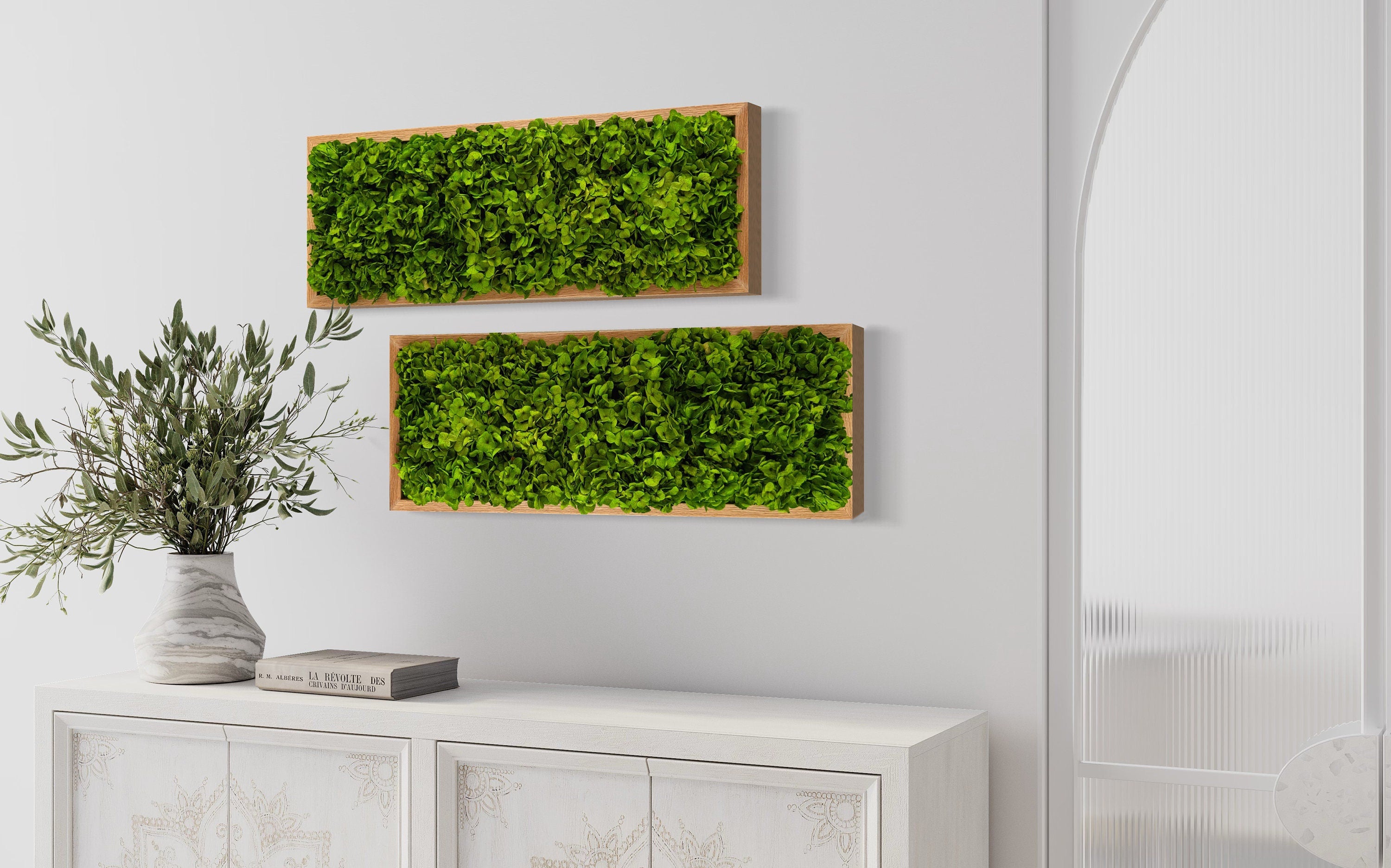 Moss Wall Art. Moss Wall. Moss Art Panels. Green Wall Art.