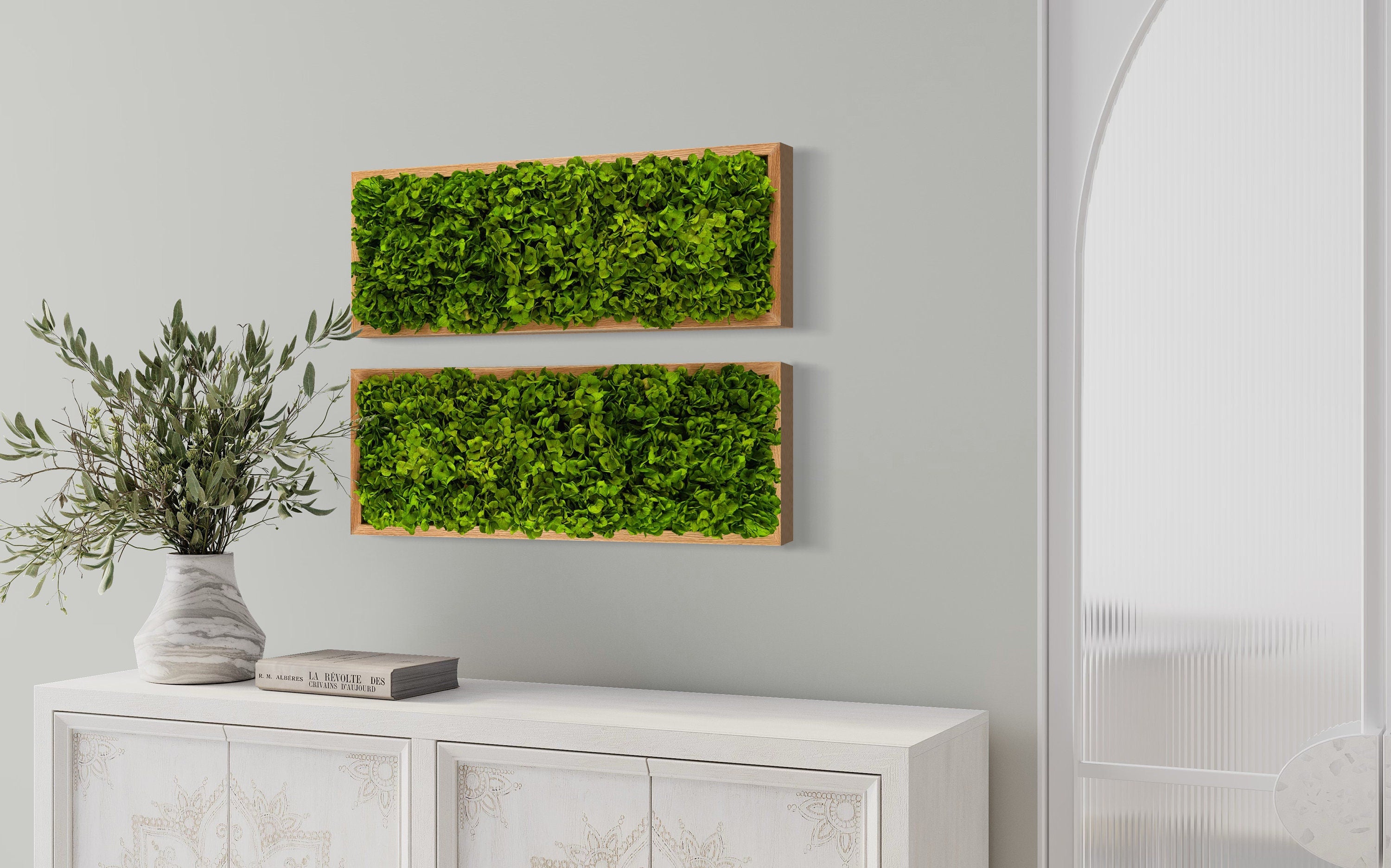 Moss Wall Art. Moss Wall. Moss Art Panels. Green Wall Art.