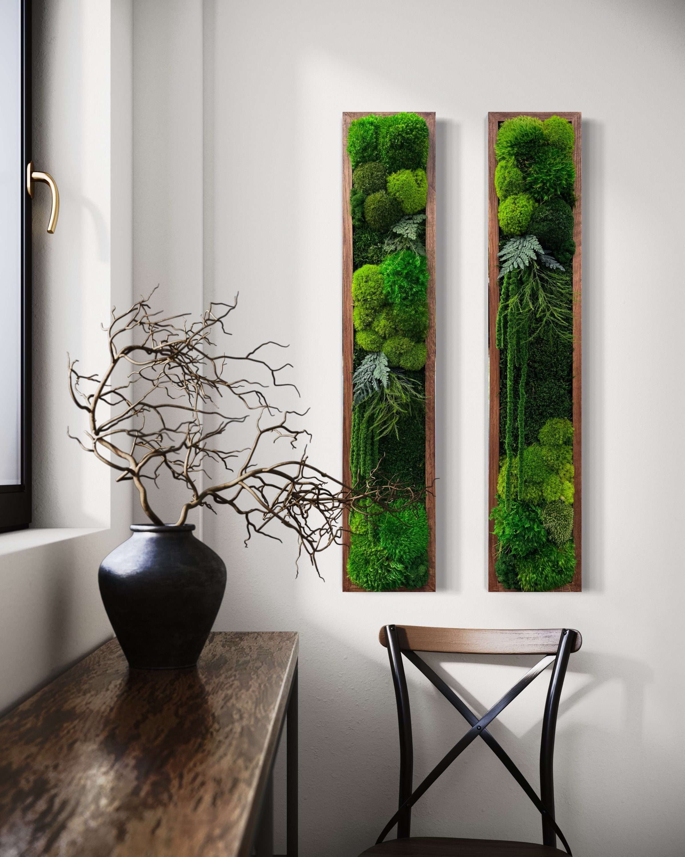 Moss Wall Art. Moss Wall. Moss Art Panels. Green Wall Art.