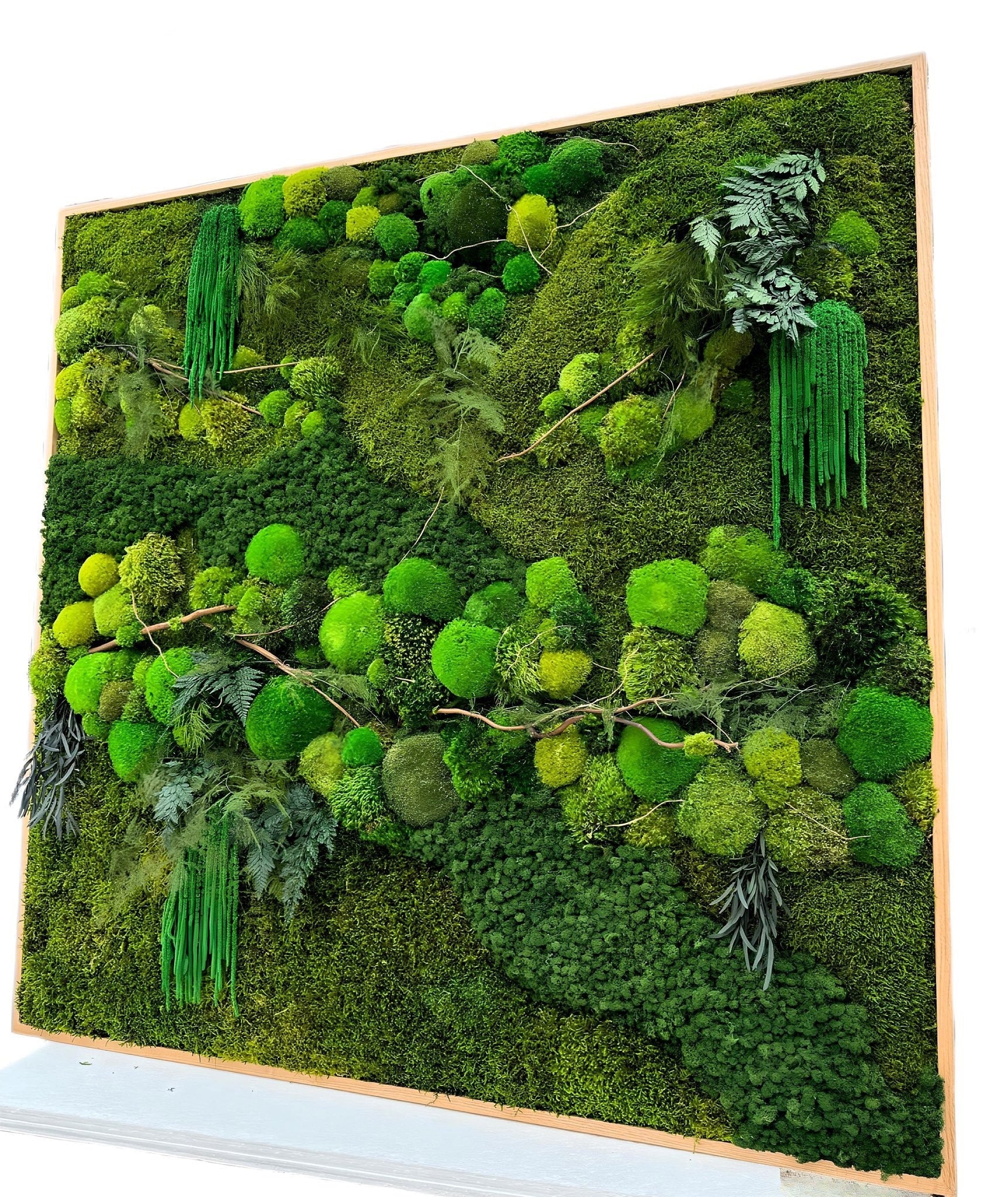 Moss Wall Art. Moss Art. Preserved Moss. Living wall. Plant wall decor. Preserved plants
