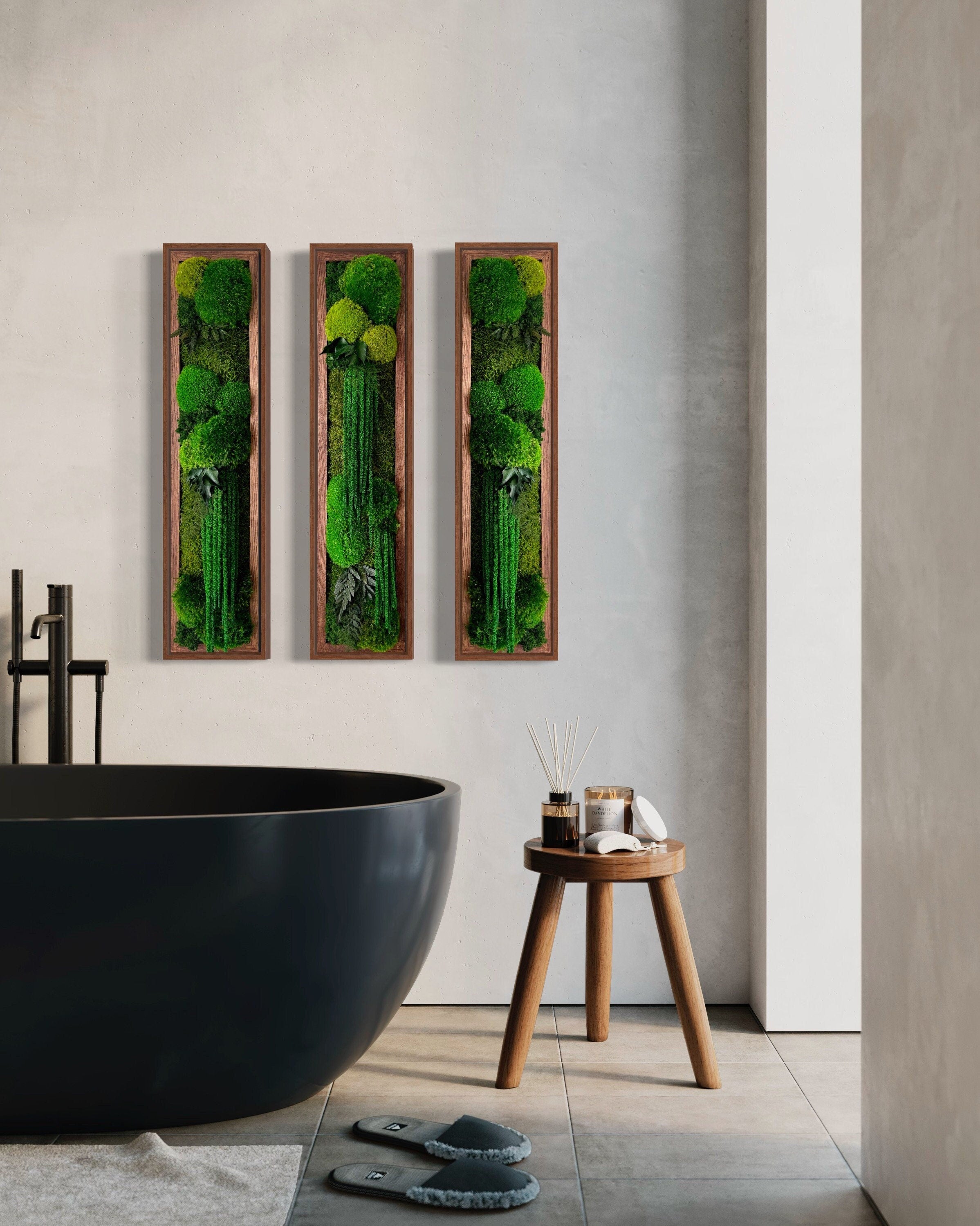 Moss Wall Art. Moss Wall. Moss Art Panels. Green Wall Art.