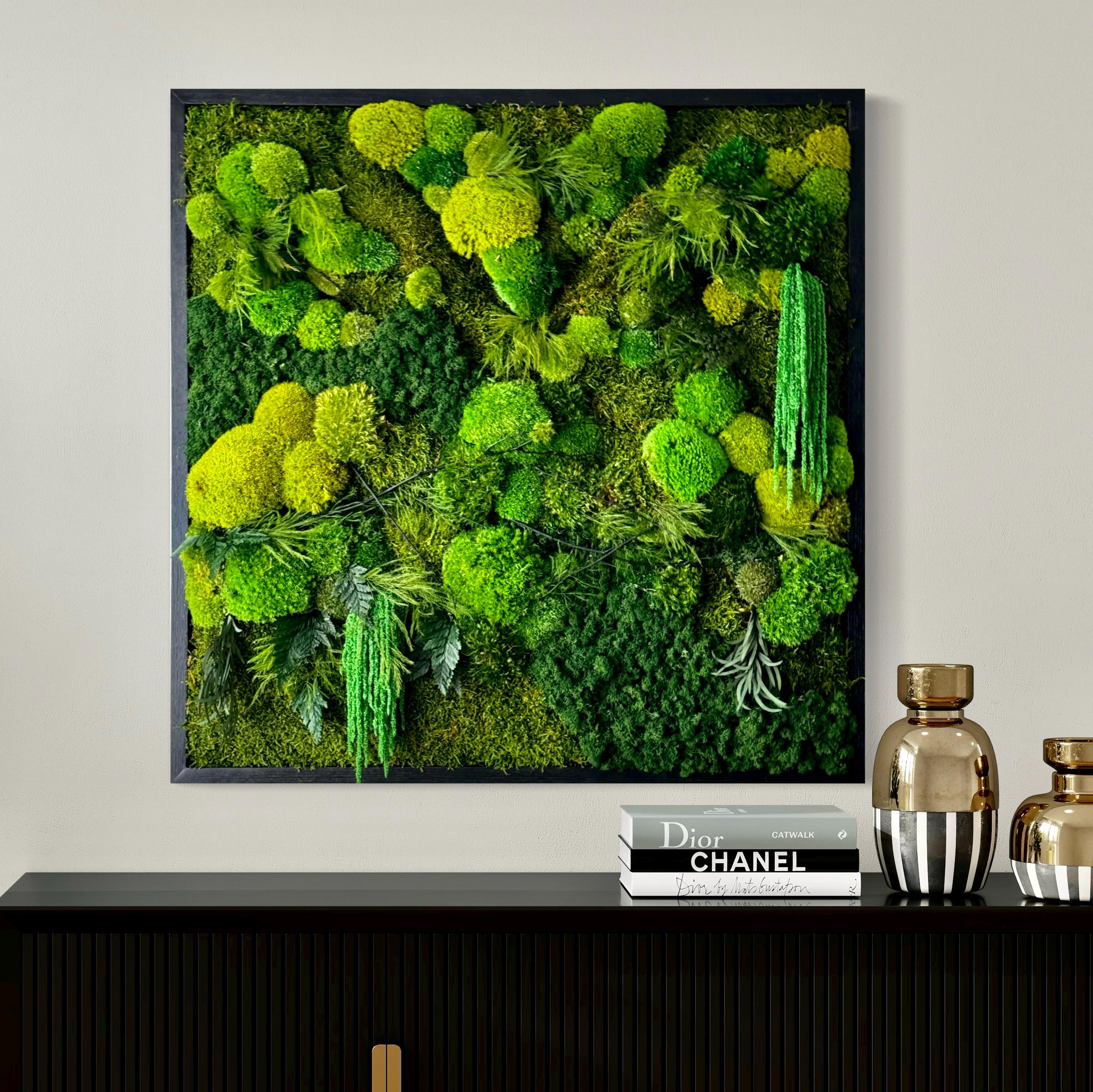 Moss Wall Art. Moss Art. Preserved Moss. Living wall. Plant wall decor. Preserved plants