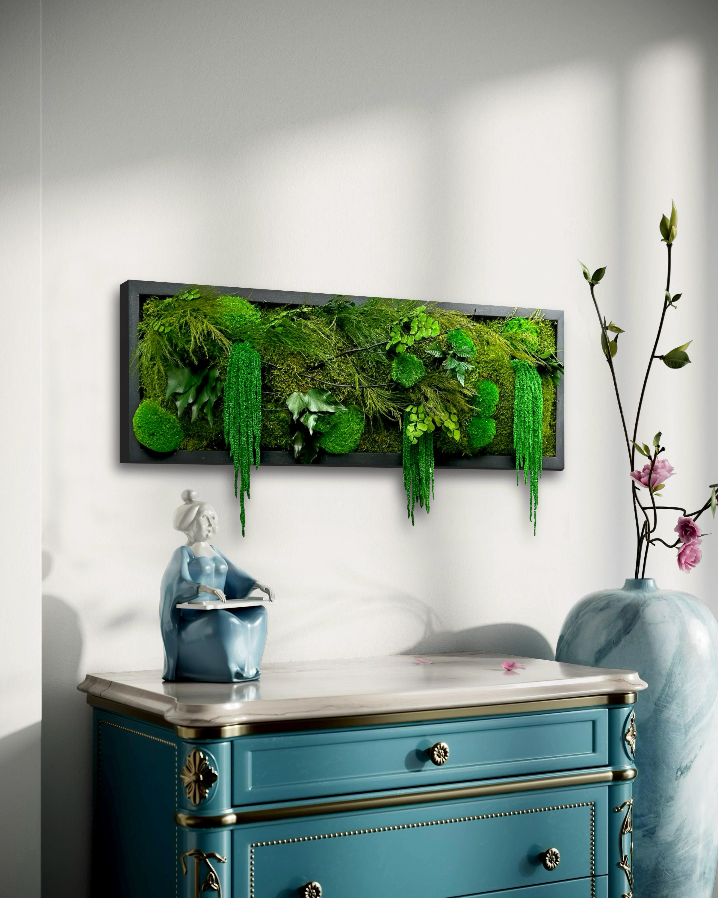 Moss Wall Art. Moss Wall. Moss Art Panels. Green Wall Art. Preserved plants