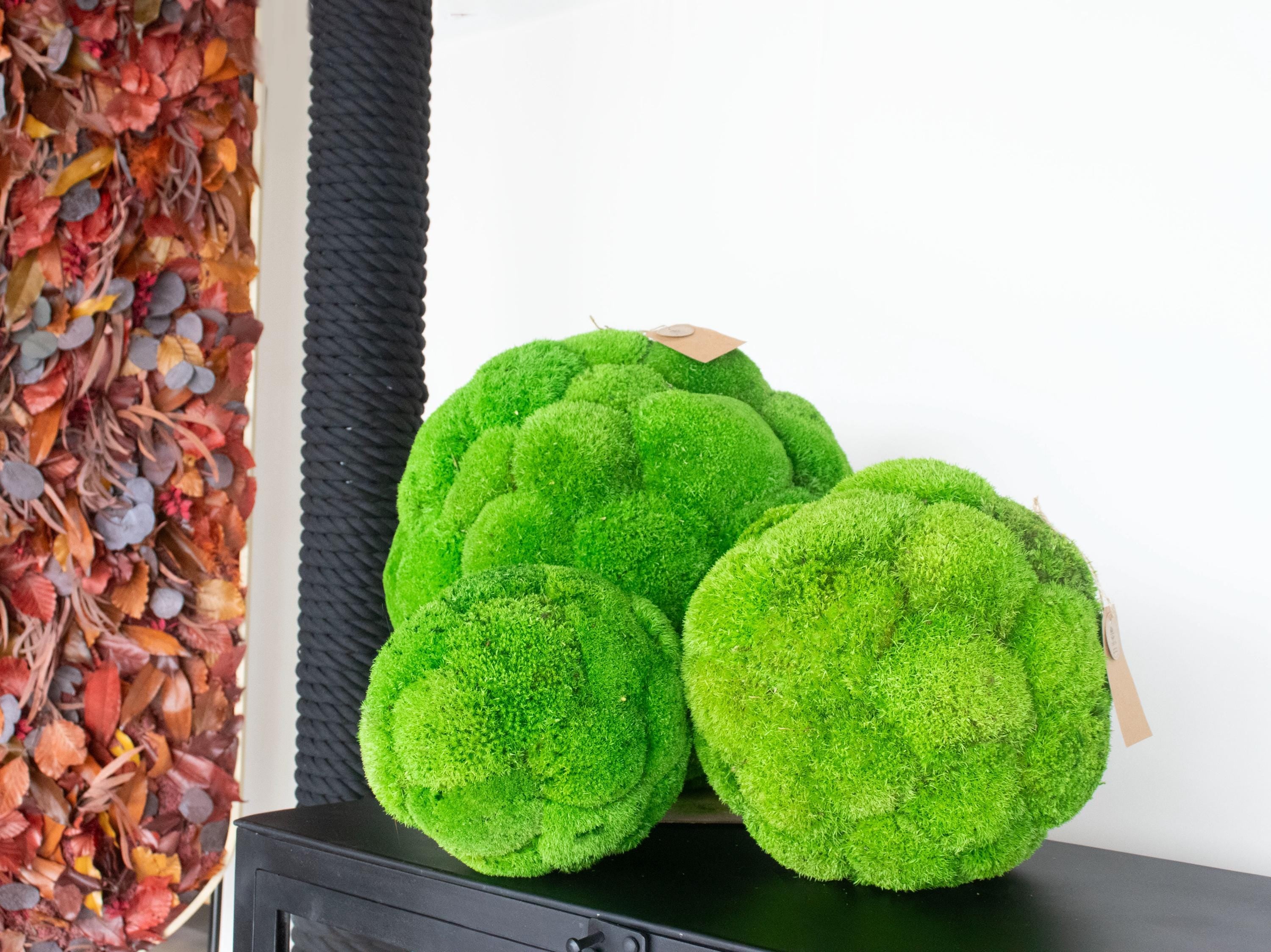 Pillow Moss Balls, Vase / bowl decoration, Decorative Sphere, Preserved moss balls, Moss centerpiece, Decorative Orbs, Moss Decor,