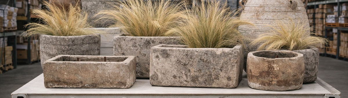 Limestone Planters and Vessels: A Timeless Blend of Beauty, Durability, and Craftsmanship