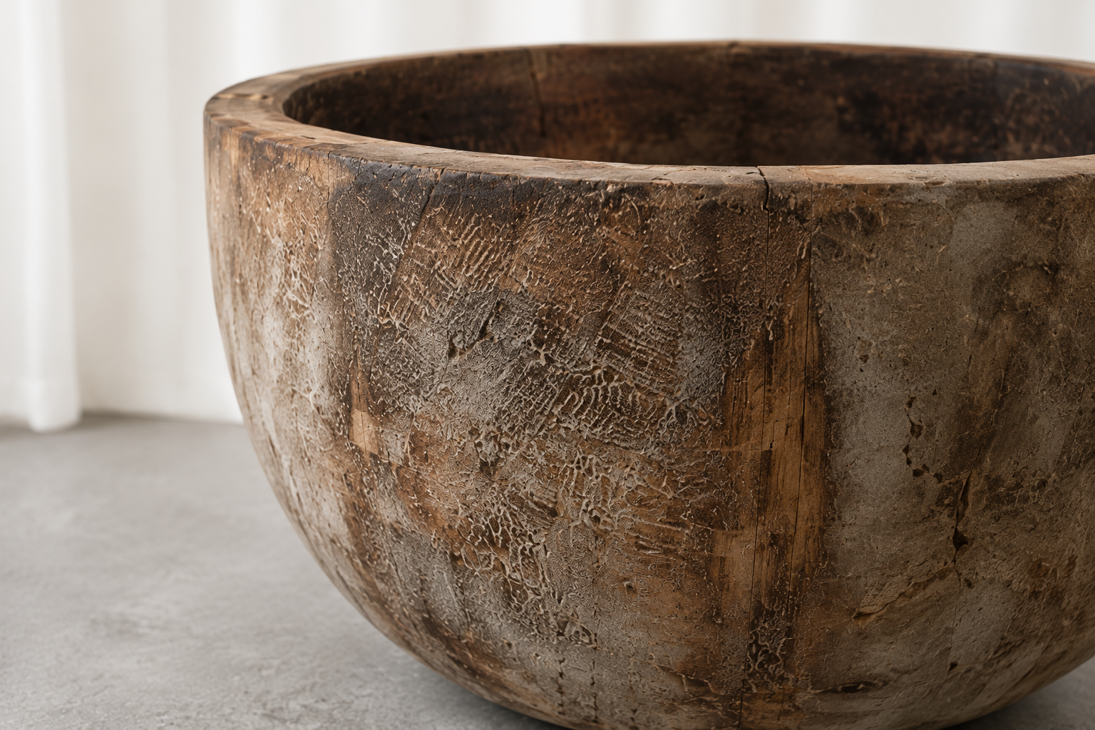 Vintage Wooden Wabi Sabi Naga