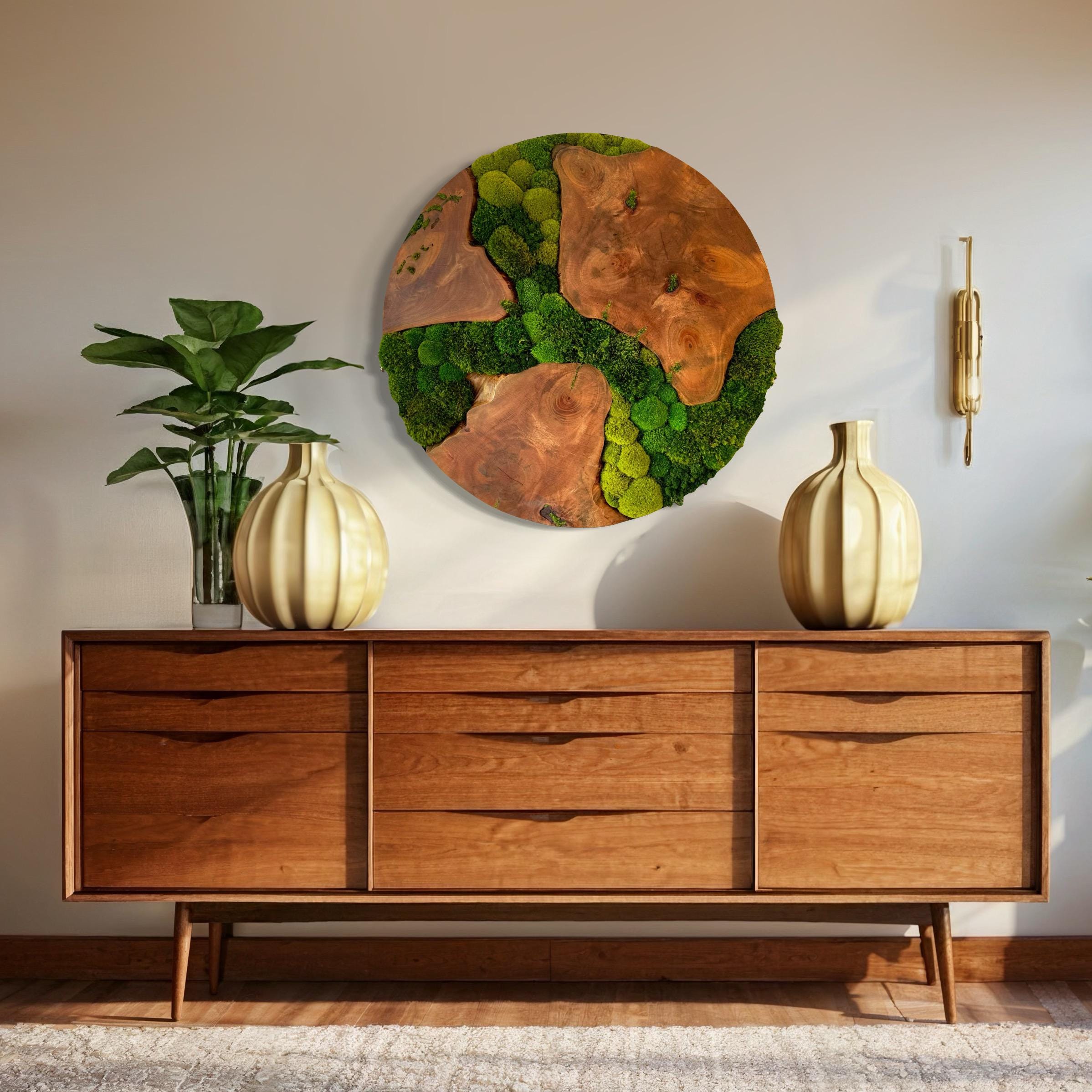 HORIZONTE | Preserved Moss Wall Art