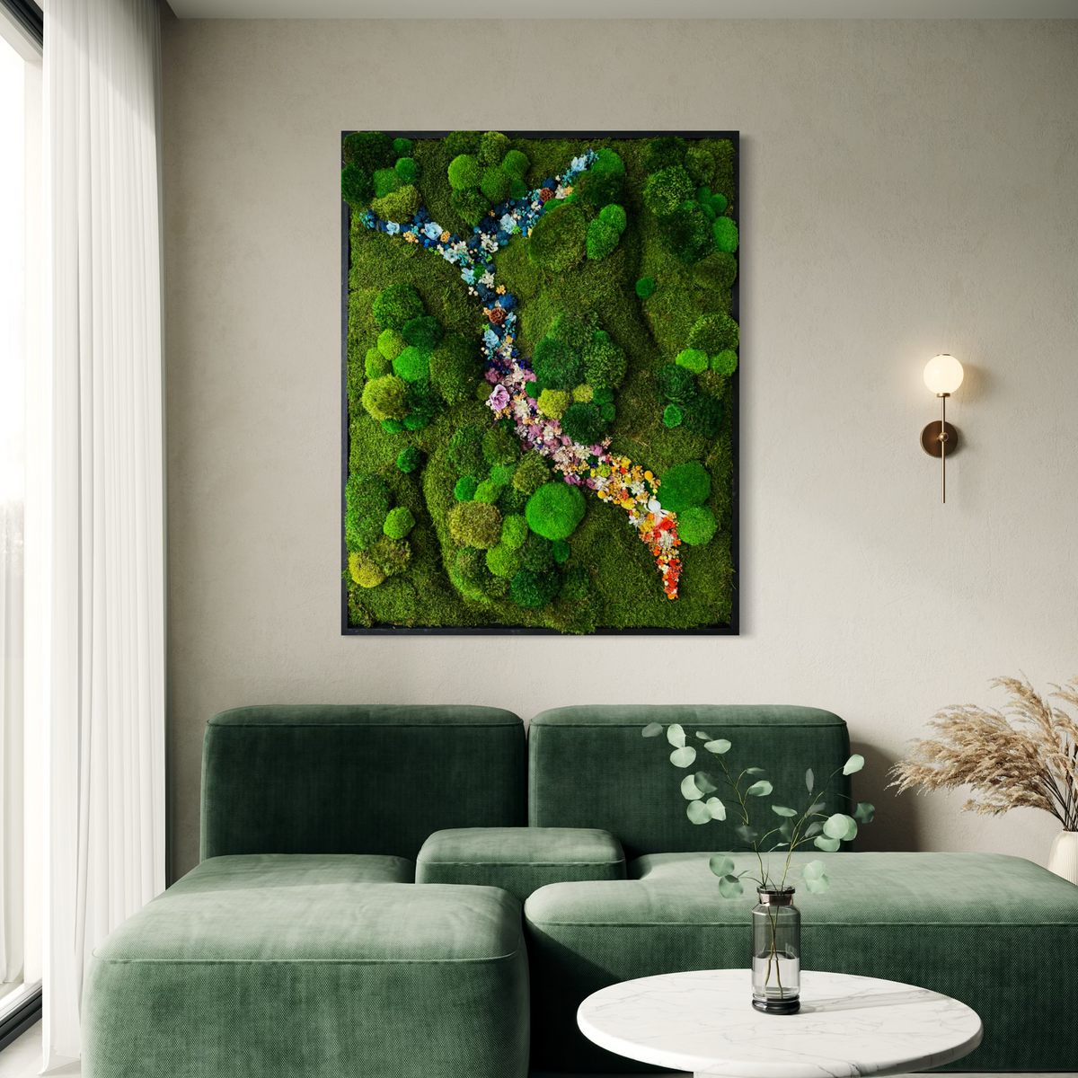 ESTELA | Preserved Moss Wall Art