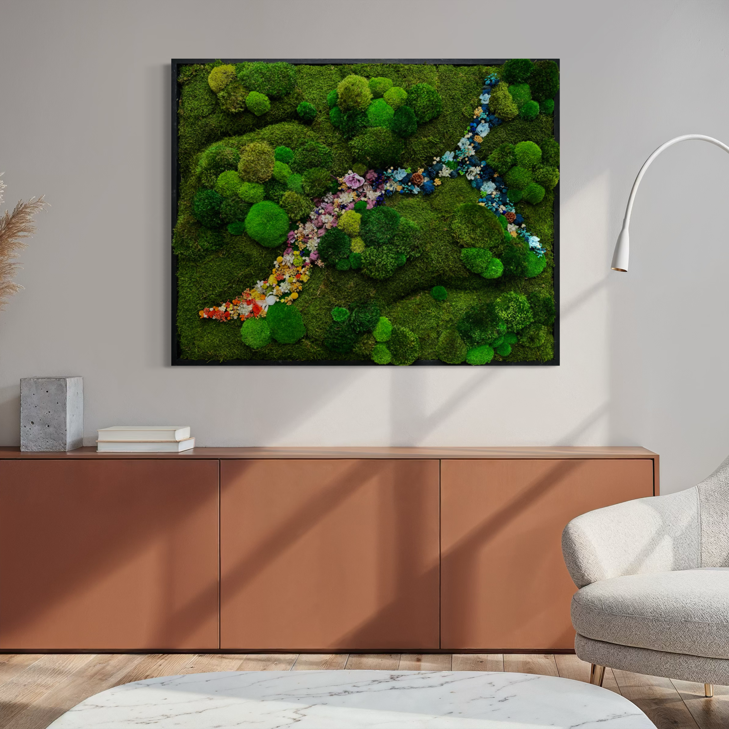 ESTELA | Preserved Moss Wall Art
