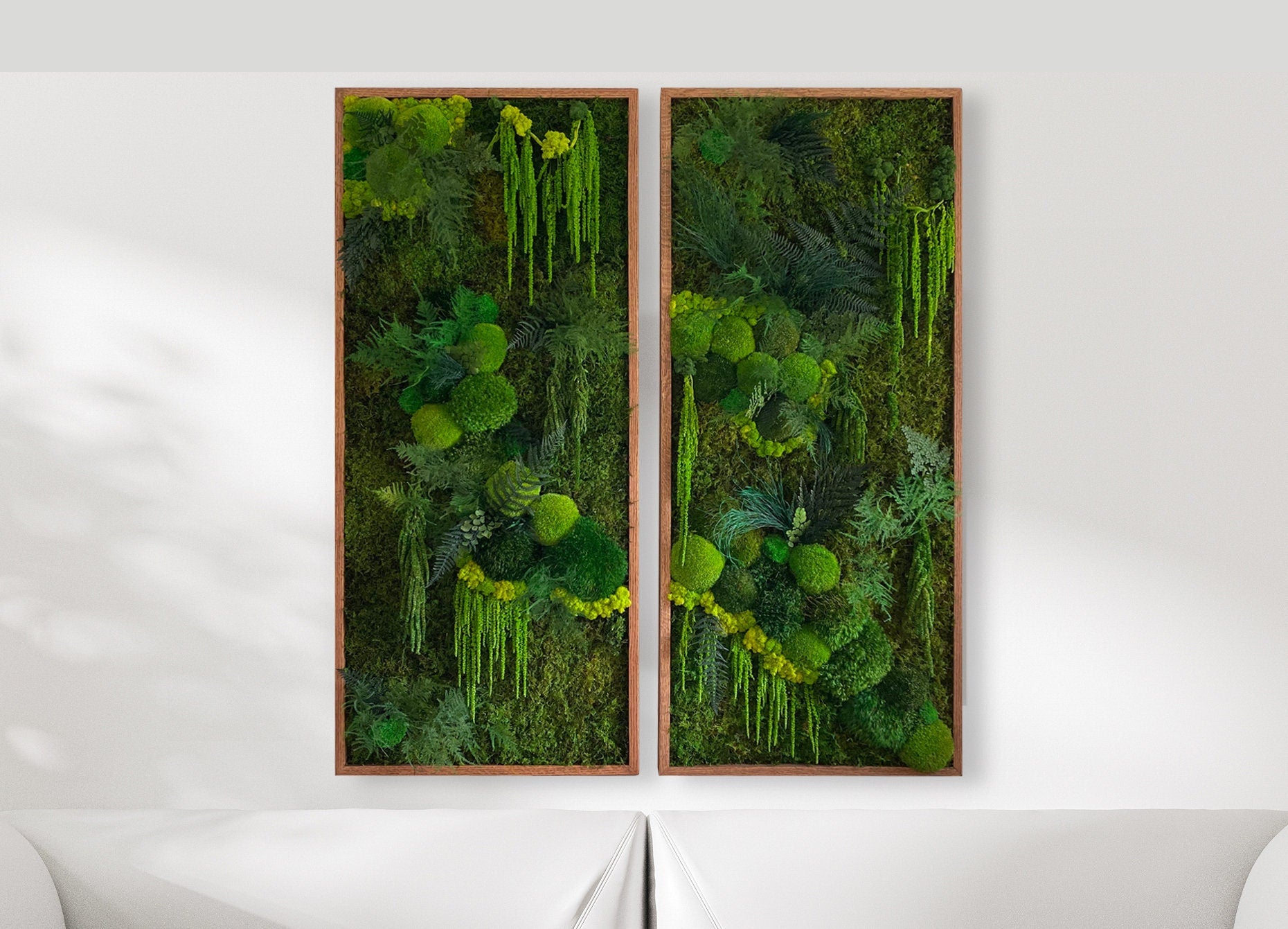 Moss Wall Art. Moss Art. Preserved Moss. Living wall. Plant wall decor