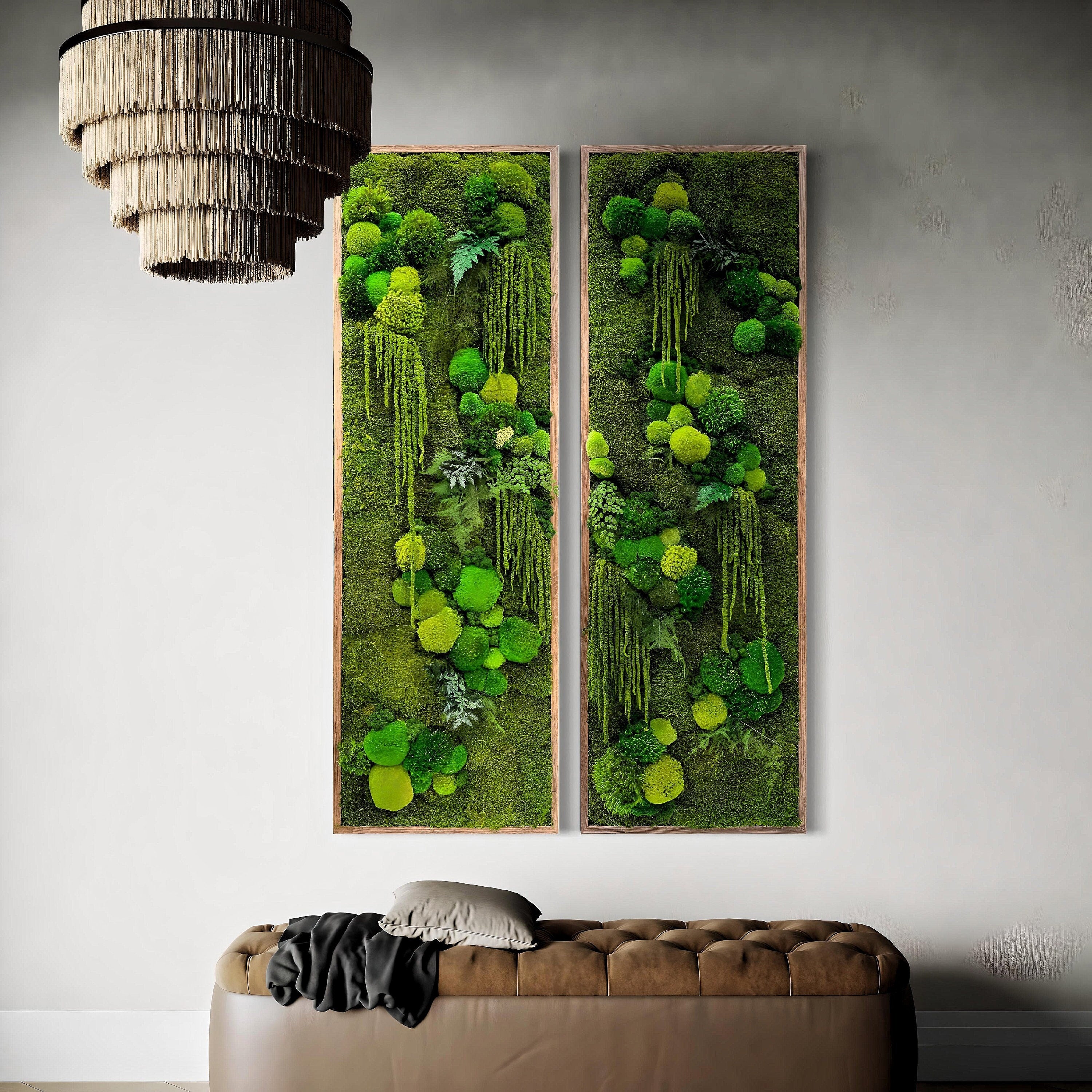 Moss Wall Art. Moss Art. Preserved Moss. Living wall. Plant wall decor