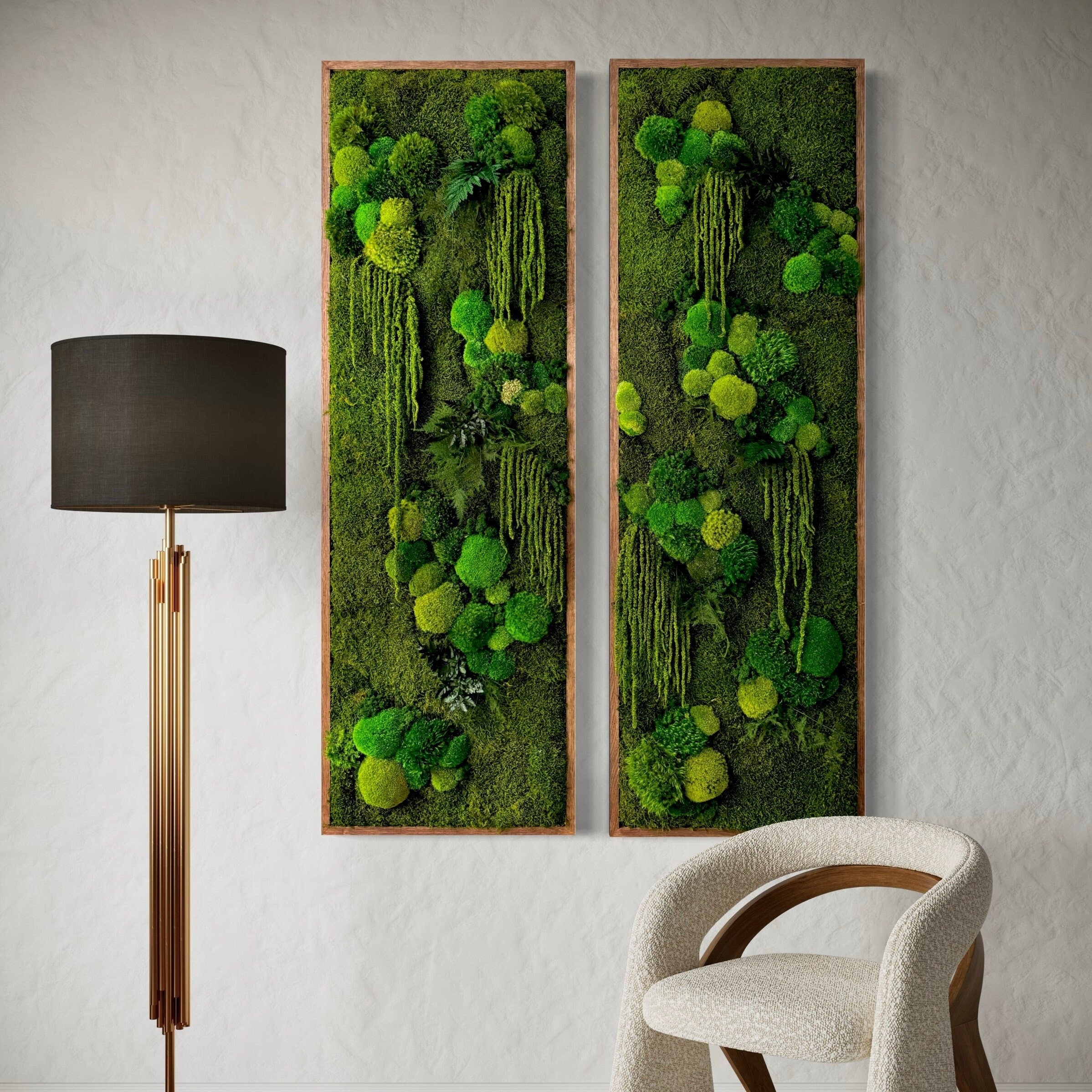Moss Wall Art. Moss Art. Preserved Moss. Living wall. Plant wall decor